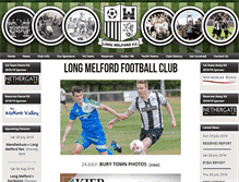Tablet Screenshot of longmelfordfootballclub.com